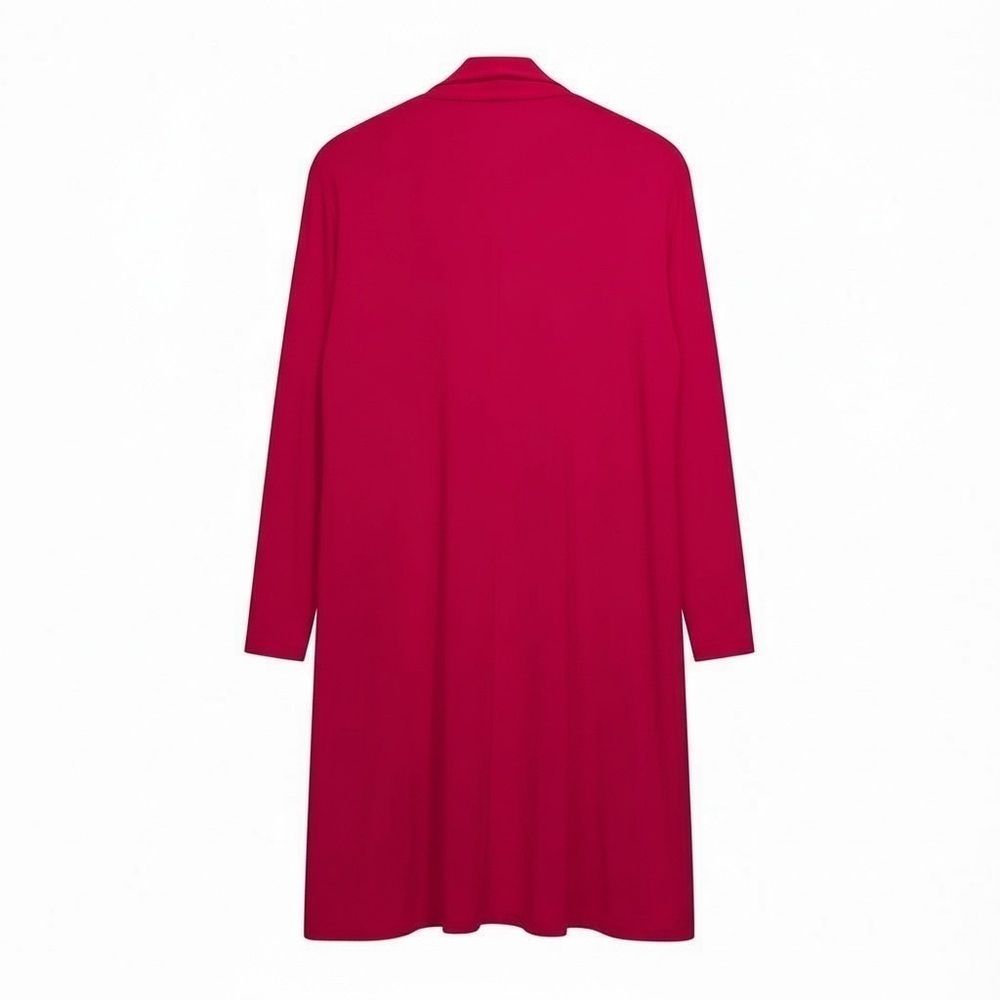 Colour Works Draped Longline Cardigan – Hot Pink – Size M - Picture 3 of 8